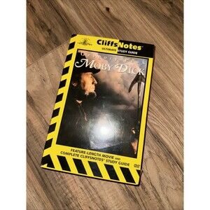 Moby Dick Cliff Notes Ultimate Study Guide  With DVD Movie New
